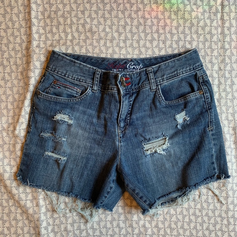Tommy Hilfiger Denim Cut off Jean Shorts